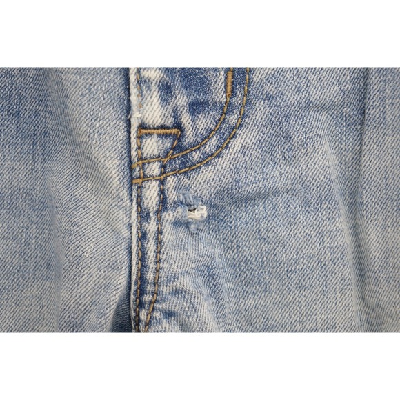 Moon Shine Spirit 120 Proof Slim Straight Mens Light Wash Denim Jeans W32 L34 - Picture 3 of 8